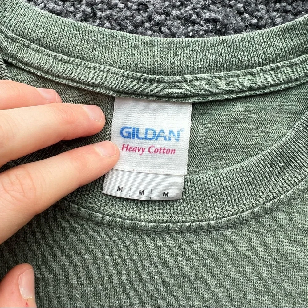 Green Gildan Surf Logo Tee - Picture 5 of 5